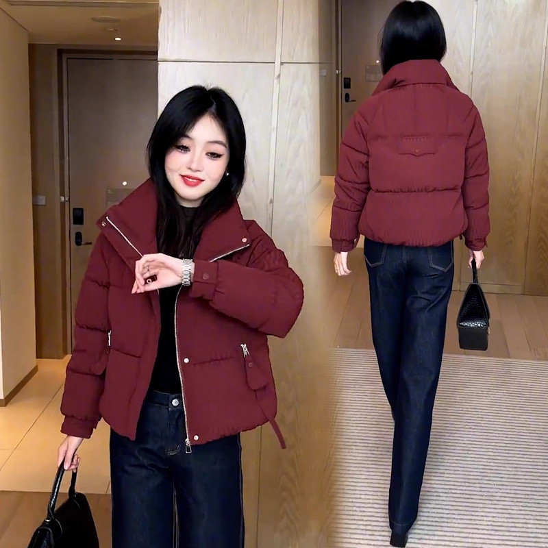 羽绒棉服女2026冬季新款洋气立领显瘦加厚保暖棉衣小个子短款棉袄,女装/女士精品,棉衣/棉服,淘宝优惠券,粉丝福利购,淘宝优惠卷