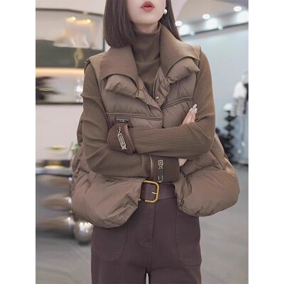 2025年立领加厚保暖无袖坎肩马夹