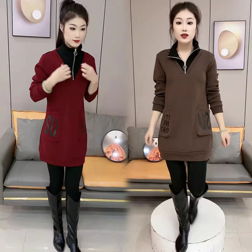 新款立领大口袋宽松显瘦百搭上衣