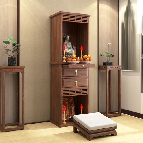 双层神台立柜双抽佛龛支持定制