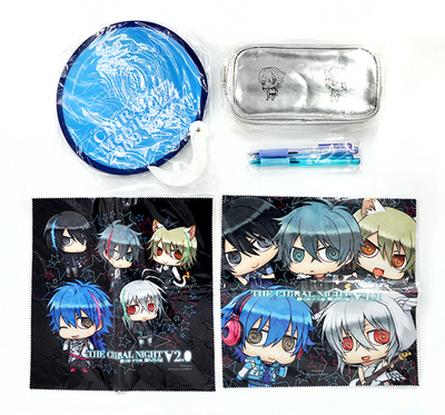 渡鸦卡卡现货日版NITRO CHIRAL NITGHT毛巾小包扇子