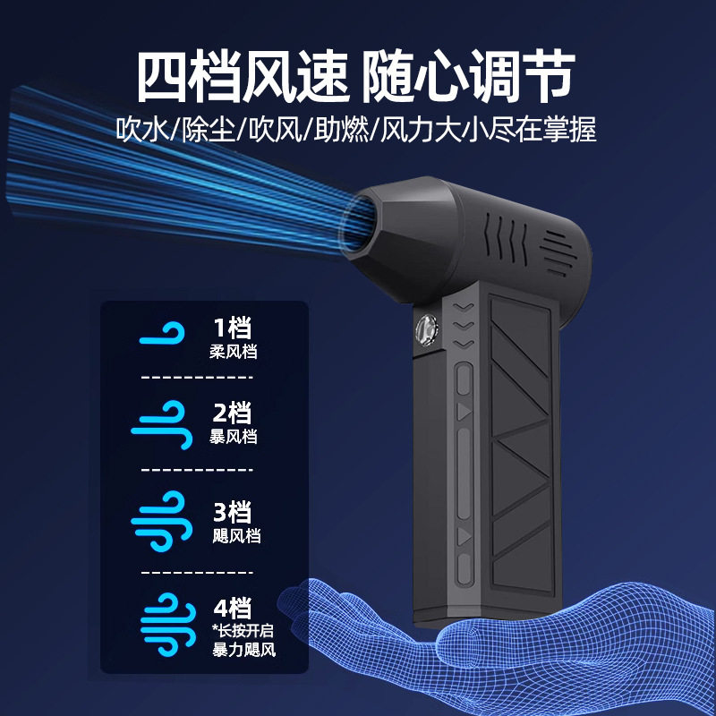 暴力风扇13万转涡轮USB户