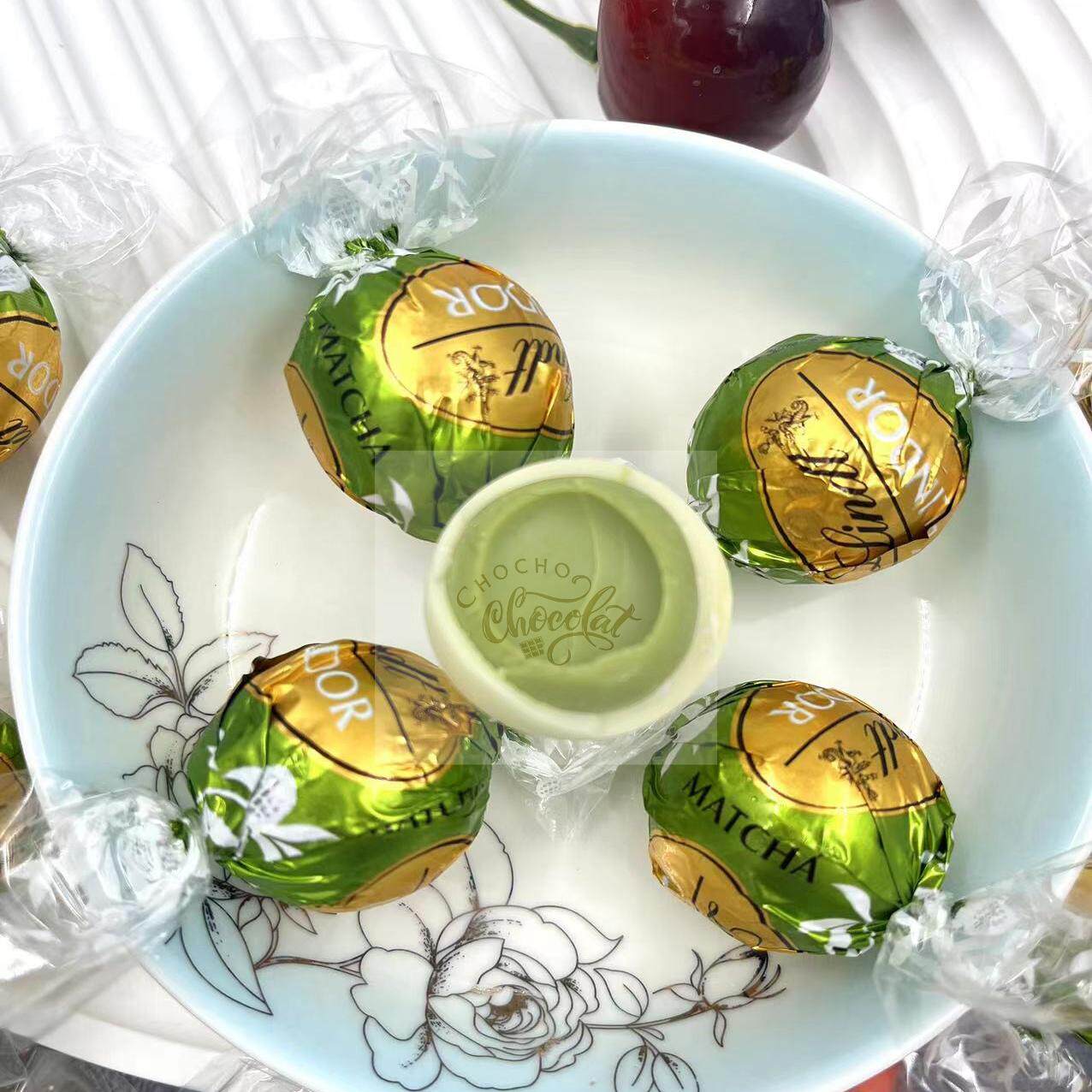 现货 法国LINDT瑞士莲LINDOR抹茶软心夹心巧克力