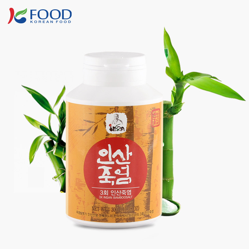 【组合】韩国进口INSAN仁山3烤回生活竹盐300g*3盒