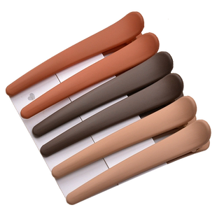 侧边碎发夹ins风磨砂刘海夹中小号一字鸭嘴无痕夹子洗脸化妆头饰