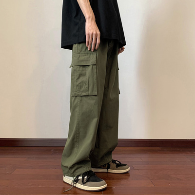 Loose straight leg wide leg pants for men宽松直筒阔腿裤男士
