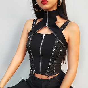 Hanging arm bodice base coat sexy vest挂臂抹胸打底衫性感背心