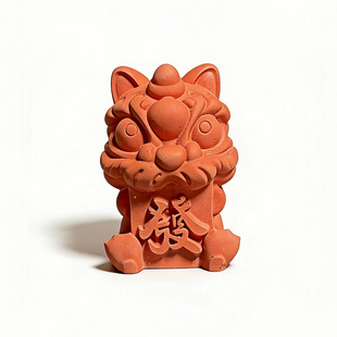 泉州厦门漳洲闽南茶砖中式舞狮茶宠摆件招财挂件茶台招财进宝