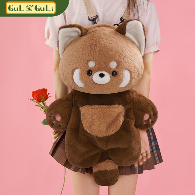 小羊古力小熊猫双肩背包包玩偶公仔卡通可爱毛绒书包女lolita,箱包皮具/热销女包/男包,双肩背包,淘宝优惠券,粉丝福利购,淘宝优惠卷