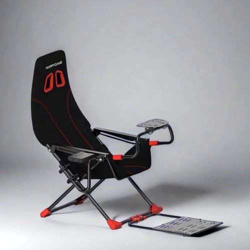 赛车游戏方向盘支架折叠赛车模拟器支架座椅便携式赛车游戏体验器