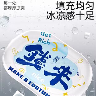 宠物冰垫猫咪凉席冰窝垫子降温睡觉猫窝狗窝夏季凉垫睡垫椭圆冰垫