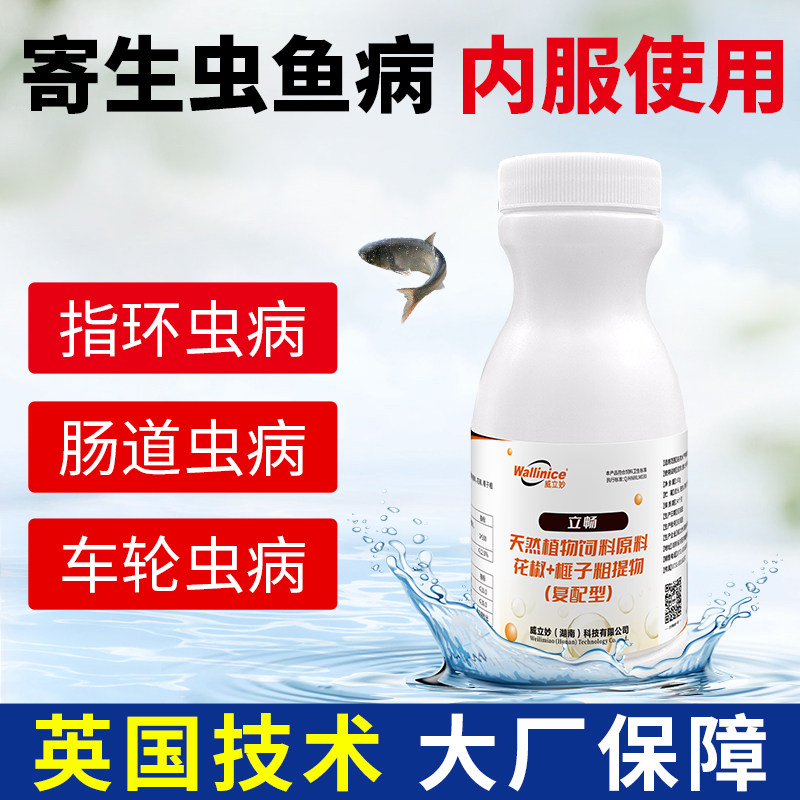 威立妙立畅桉树植物驱虫精油水产养殖用鱼塘指环车轮虫肠道寄生绦