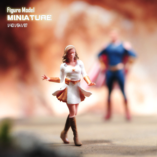 VM1/87/64/43黑袍纠察队安妮微缩场景微拍摄影车模型手办小人偶