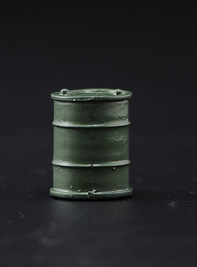 ANT 1/64绿色油漆桶模型场景微缩小人偶微拍树脂摆件礼物玩具