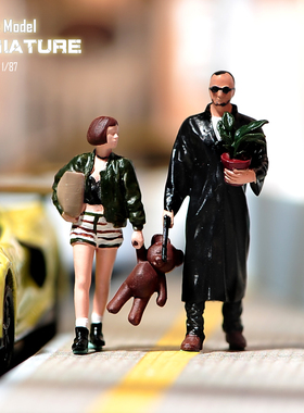 VM1/87/64/43这个杀手不太冷微缩场景微拍摄影车模型手办小人偶