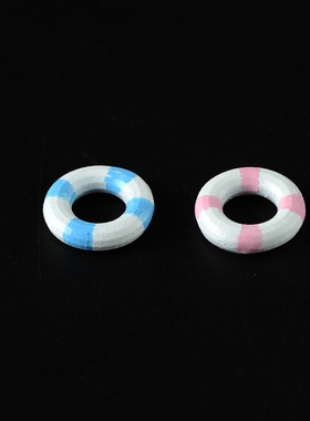 ANT 1/64 绿色红色游泳圈道具模型场景微缩拍摄小人偶树脂摆件