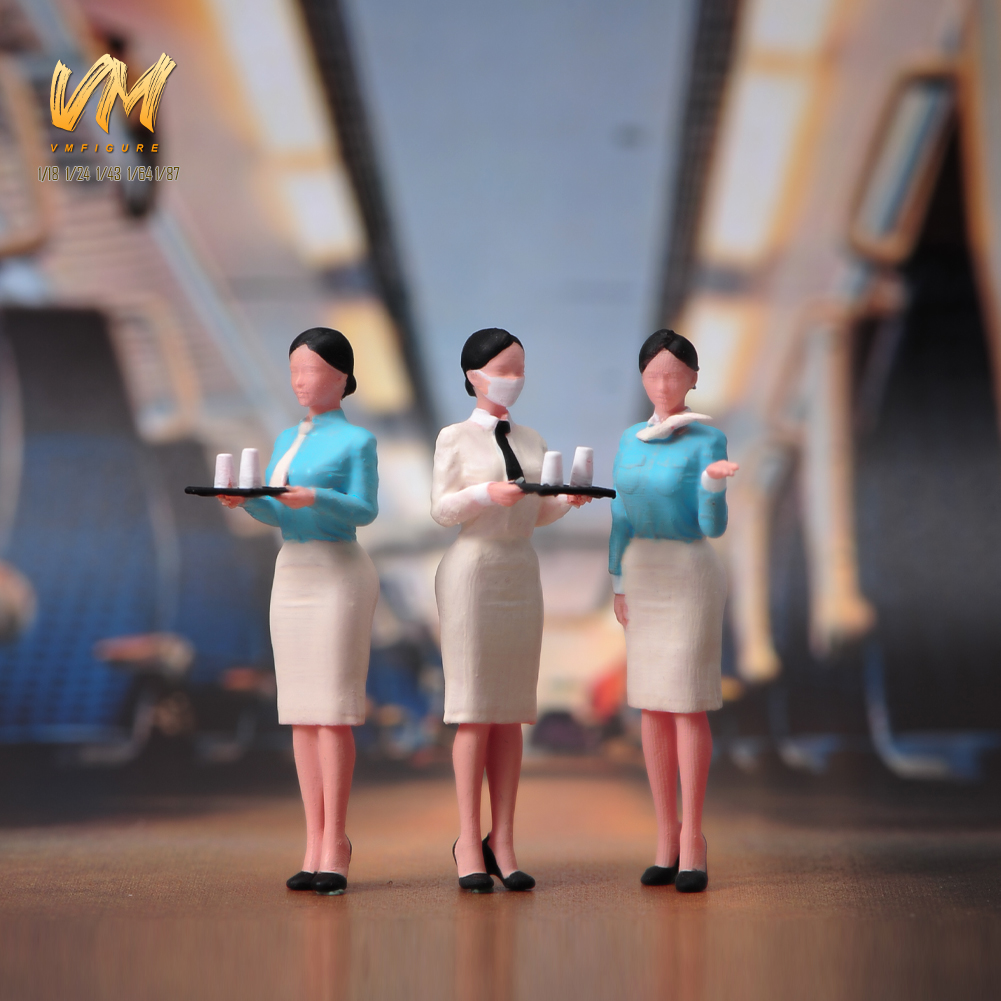 模型搭配小人偶diy涂装沙盘摆件