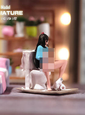 VM1/87/64/43/24/18电锯人帕瓦微缩场景微拍摄影车模型手办人偶