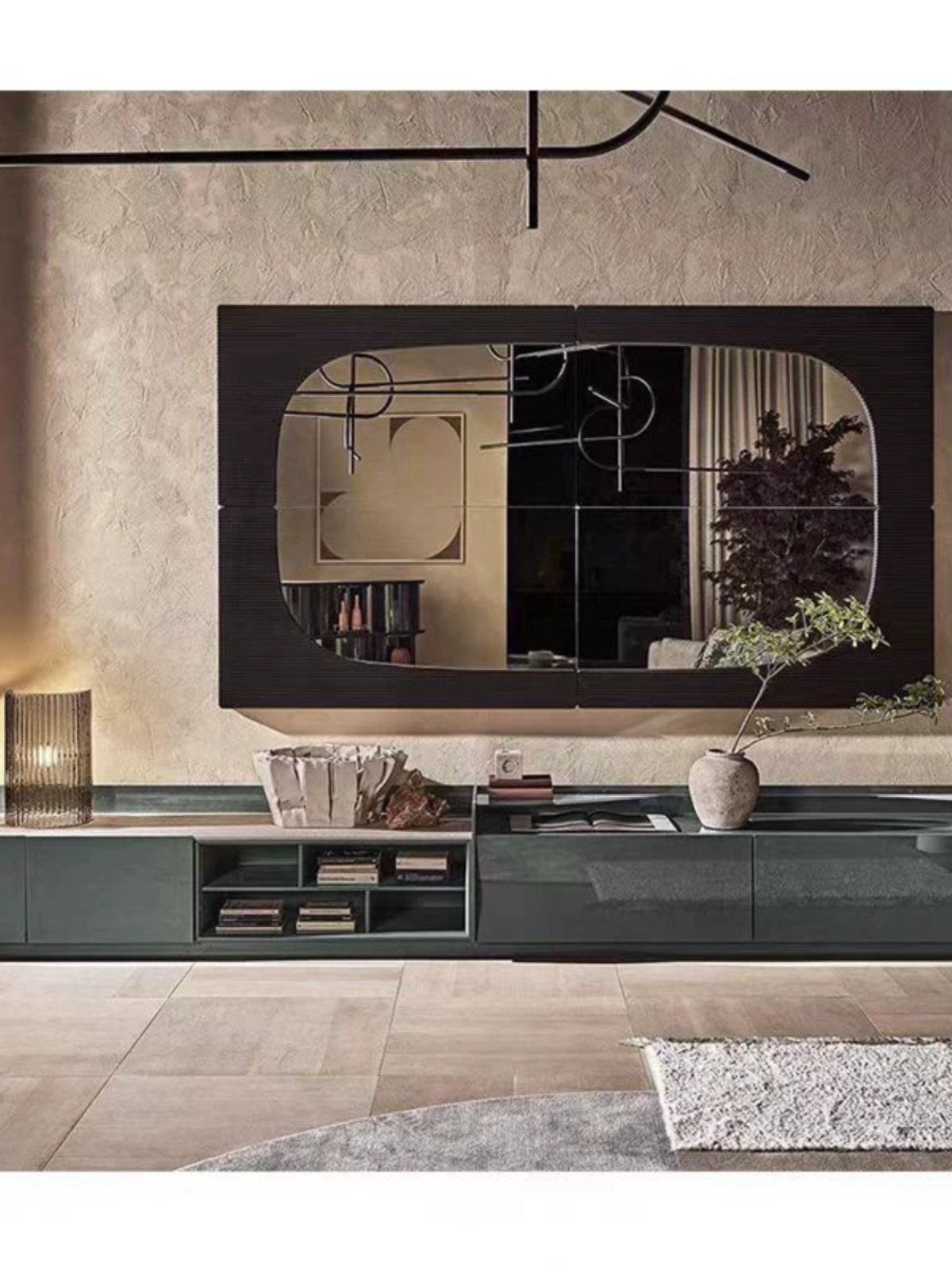 现代简约电视柜实木储物柜