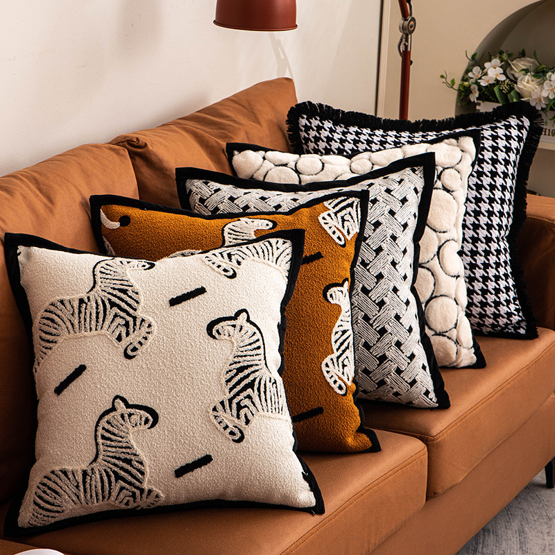 抱枕靠垫沙发客厅抱枕套不含芯靠垫套轻奢高级感靠枕套罩大靠背垫