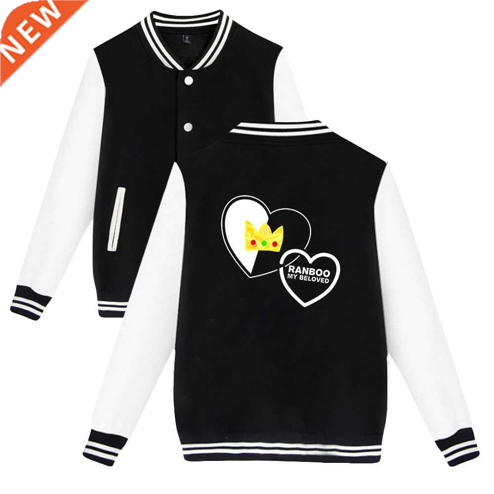 Ranboo Merch jacket Harajuku Baseball Uniform Anime Clothes