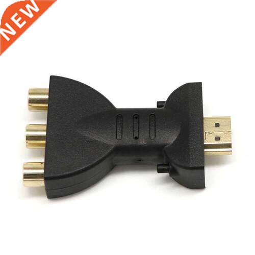 2PCS Gold-plated HDMI-compatibleto  RGB RCA Video Audio