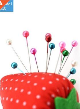 100Pcs/Box 38cm Colorful Round Pearl Head Needles Stitch Str