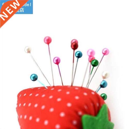 100Pcs/Box 38cm Colorful Round Pearl Head Needles Stitch Str