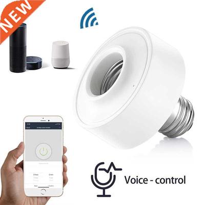 Home Smart LED Bulb Socket WIFI Light Stand Alexa Google