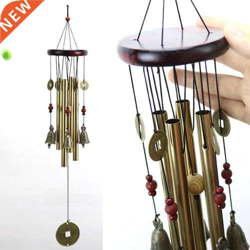 1pc Outdoor Metal Wind Chimes 4 Tubes Balcony Yard Garden Ha