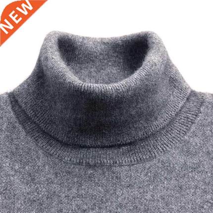 Turtleneck Men Cashmere Cotton Blend Pullover Jumper 2022 Au