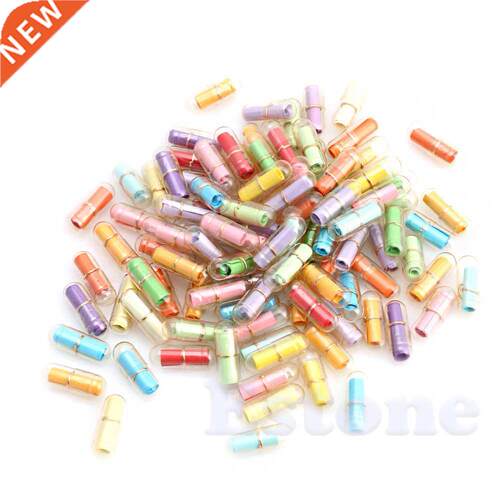 100pcs Message in a Bottle Message Capsule Letter Cute Love