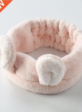 1Pcs Fashon Women Grls Rabbt Ears Harband Elastc