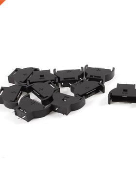 10 Pieces Shell CR2032 Button Cell Battery Sockets Holder Ca