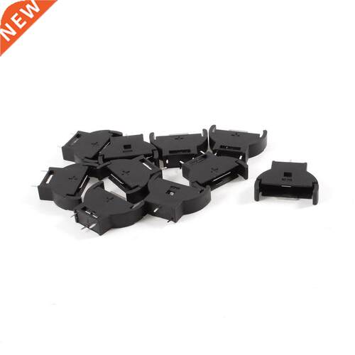 10 Pieces Shell CR2032 Button Cell Battery Sockets Holder Ca