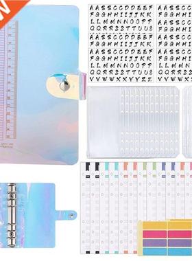 38 Pcs Budget Organizer Binder Cash Envelope System, Sticker