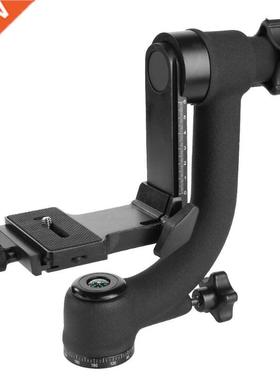 Professional 60 Degree Panoramic Gimbal Head Pan Tilt Alumi