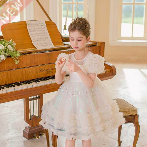 Little Girl Ceremonies Dress Baby Children's Clothing Tutu K