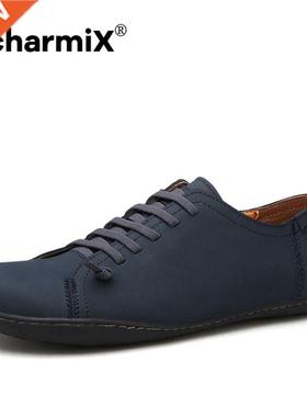 Men's Casual Loafers Cow Split Leather New Driviers Espadri