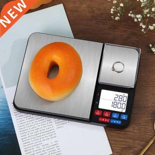 Dual Weight Platform Digital Kitchen Food Scale ABS & St