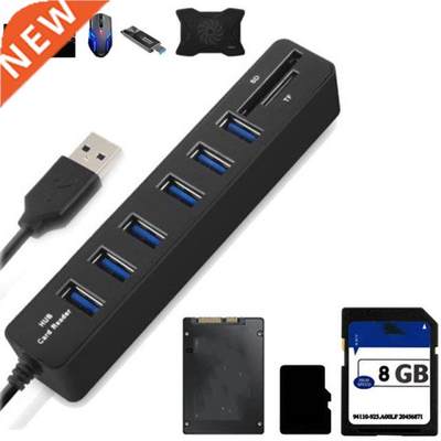 USB Hub 3/6 Port Expander Adapter USB 3.0 Hub Multi USB Spli