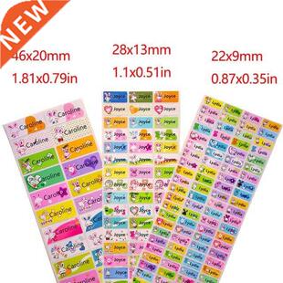 Cute Rabbit Customize Label Name Sticker Waterproof Personal