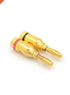10pcs 4mm Banana Plug vergulde Musical Speaker Cable Schroef