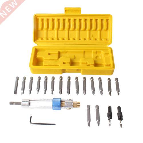 1 Set Half Time Drill 20 bits High Speed Steel Drill Driver