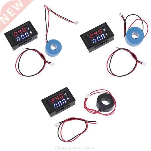 AC 60-500V 10A 50A 100A Voltmeter Ammeter 0.28