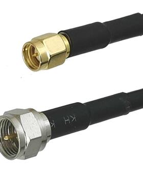 1Pcs RG58 SMA Male plug to F TV Male plug Connector RF Coaxi