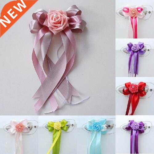 Room Building Rearview Mirror Decor Lily Flowers Wedding
