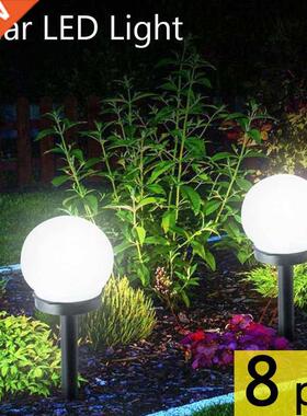 8 pcs/lot LED Solar Garden Light Outdoor Waterproof Lawn Lig