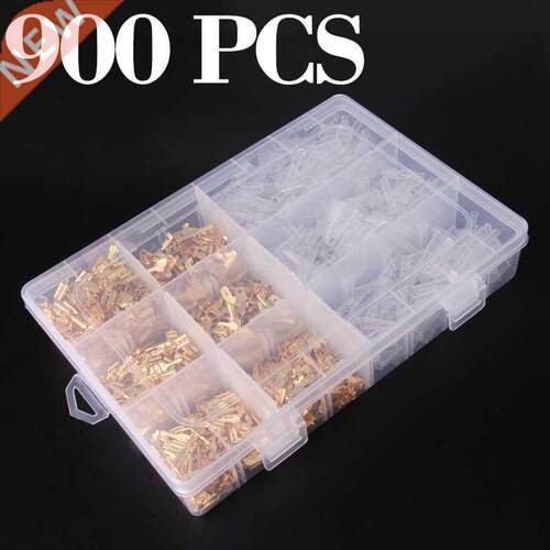 900Pcs/lot 2.8/4.8/6.3mm Female and male Crimp Terminal Conn