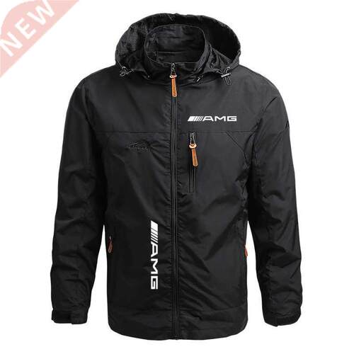 2021 Attracts Attention Coats AMG Logo Prints Spring Men Sol